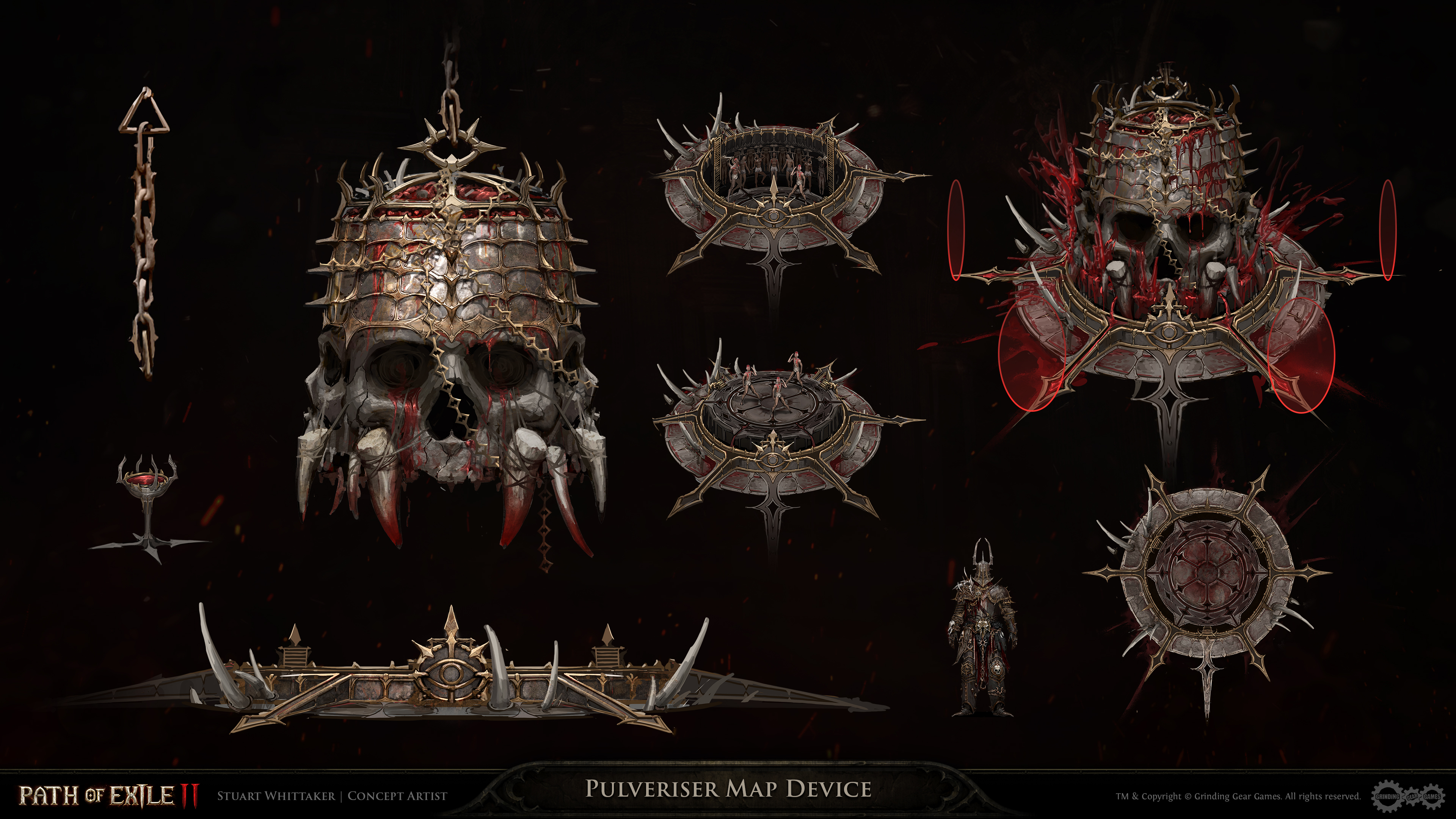 Pulveriser Map Device